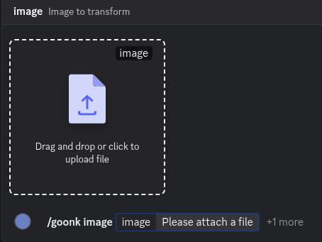 Goonk image command